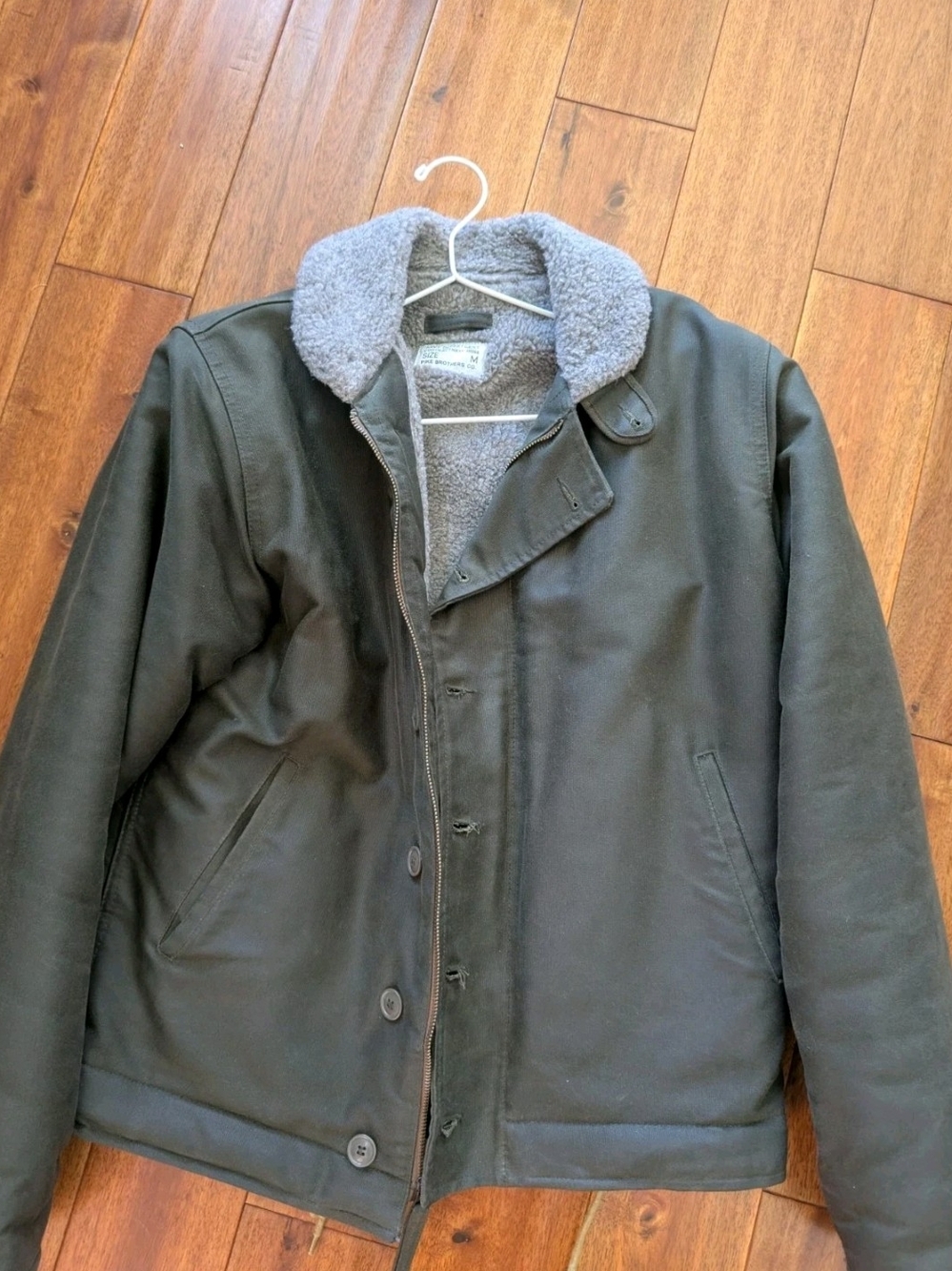 Pike Brothers N-1 Deck Jacket - Medium - No Indications Of Wear - Olive